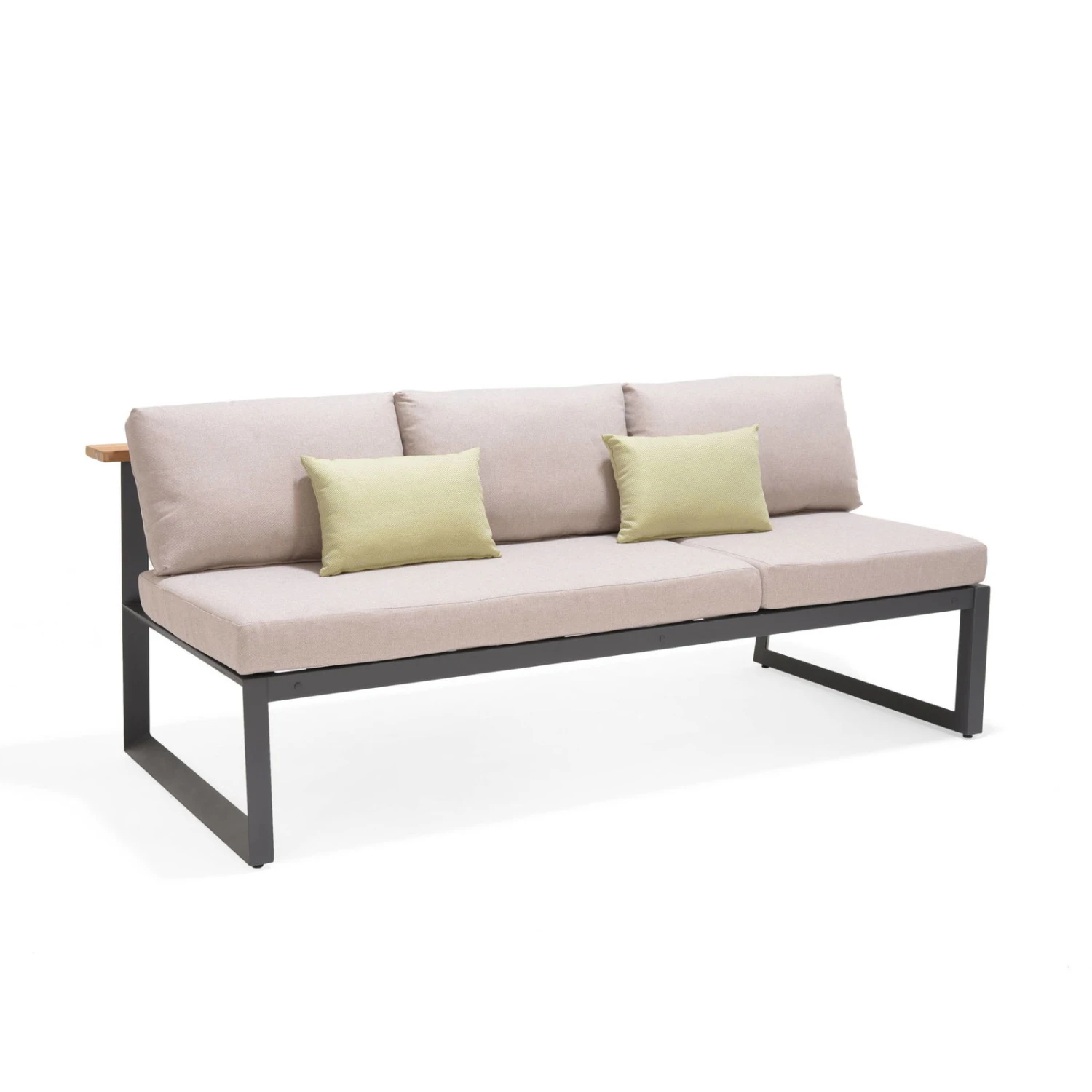 Dining-Bank 'Jimmy', 3-Sitzer, Grau, Ca. 191 X 89 X 75 Cm - Image 6