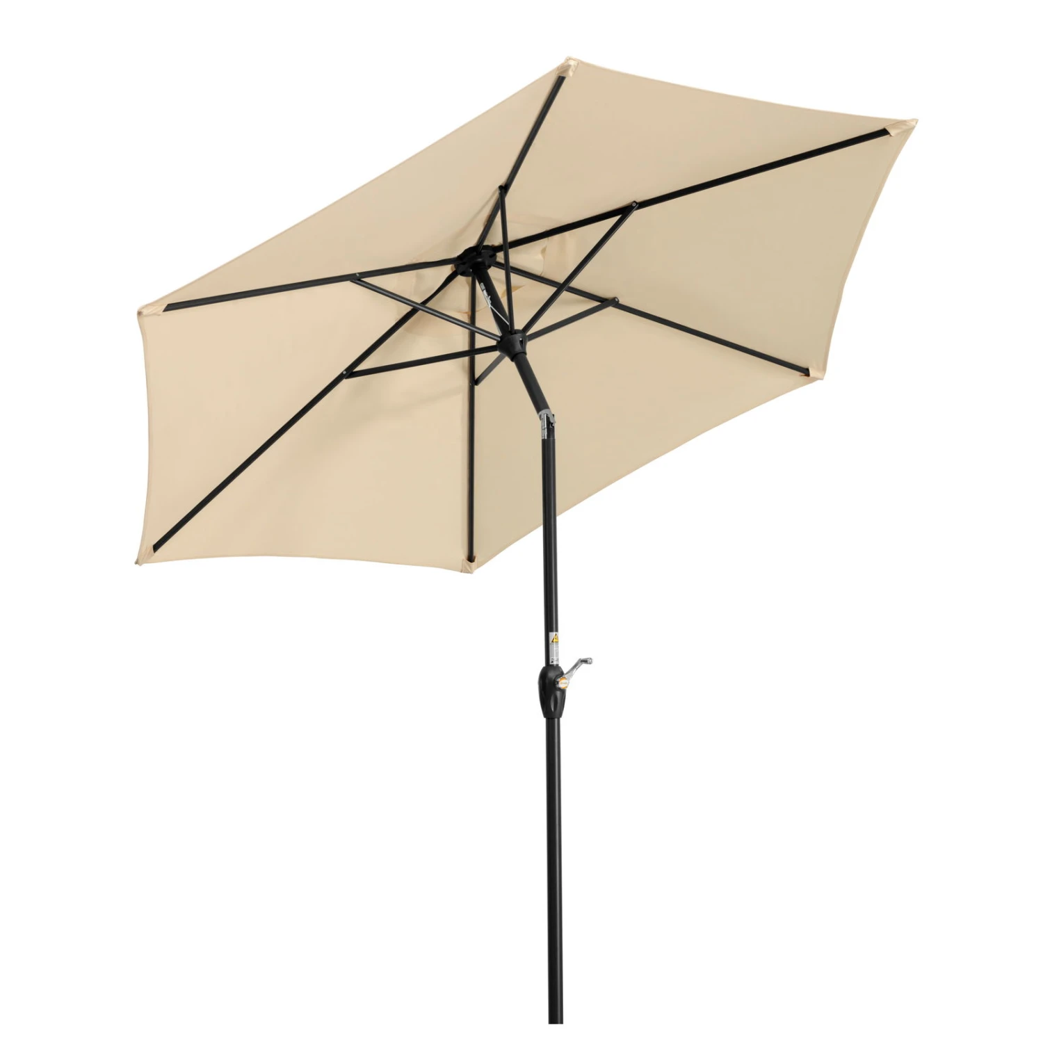 Mittelstockschirm 'Bilbao', Ø Ca. 220 Cm, Natur - Image 3