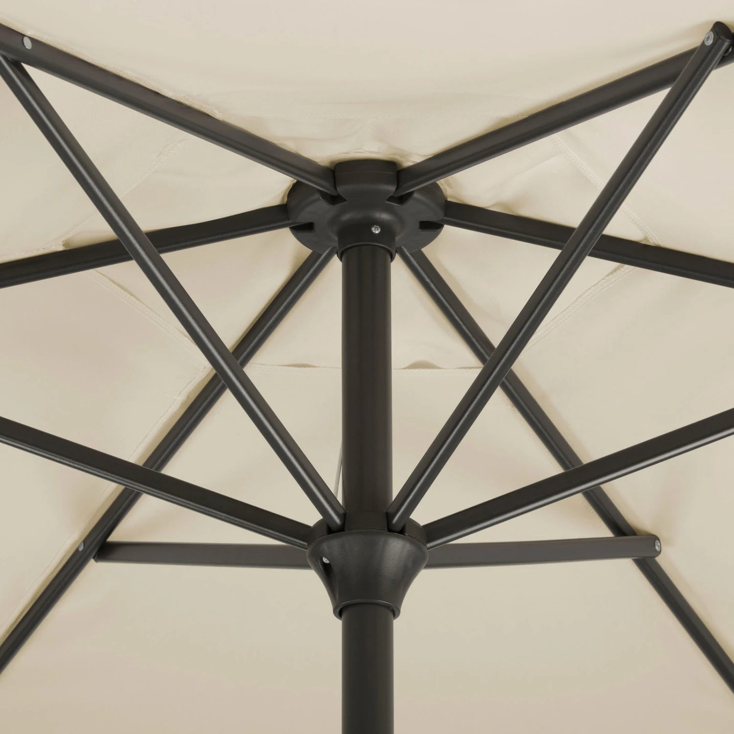 Mittelstockschirm 'Bilbao', Ø Ca. 220 Cm, Natur - Image 7