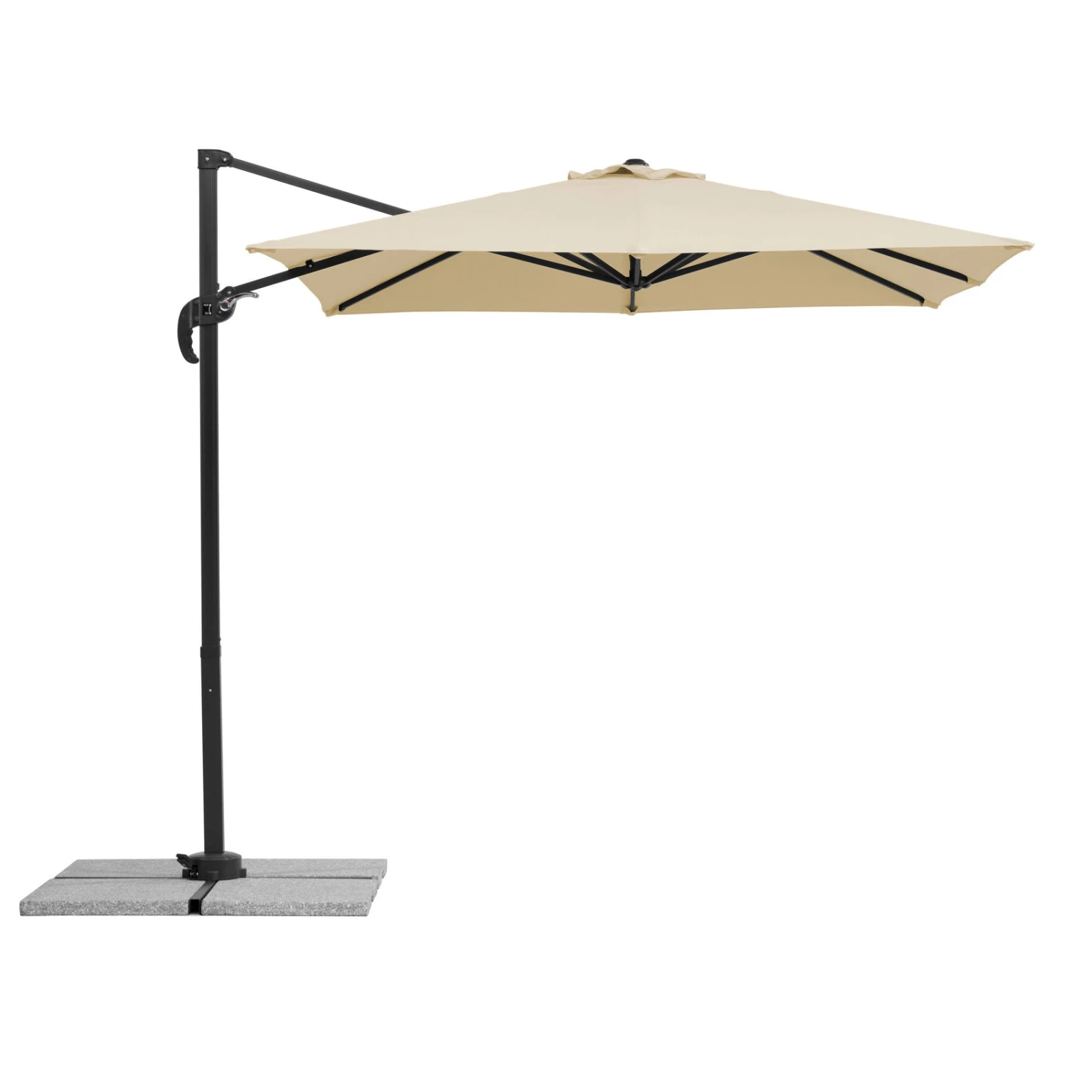 Pendelschirm 'Rhodos Junior', Ca 230 X 230 Cm, Natur - Image 2