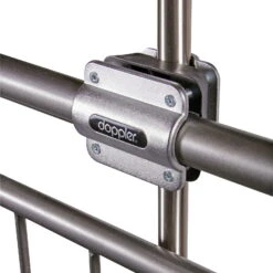 Doppler Balkonklammer 'Vario XL' Für Ø 3,3 Bis 4,8 Cm, Schwarz, Kunststoff-Edelstahl
