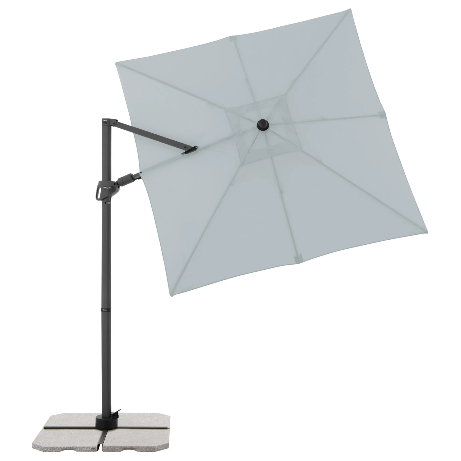 Doppler Pendelschirm 'Derby DX', Hellgrau, Ca. 210 X 210 Cm - Image 6