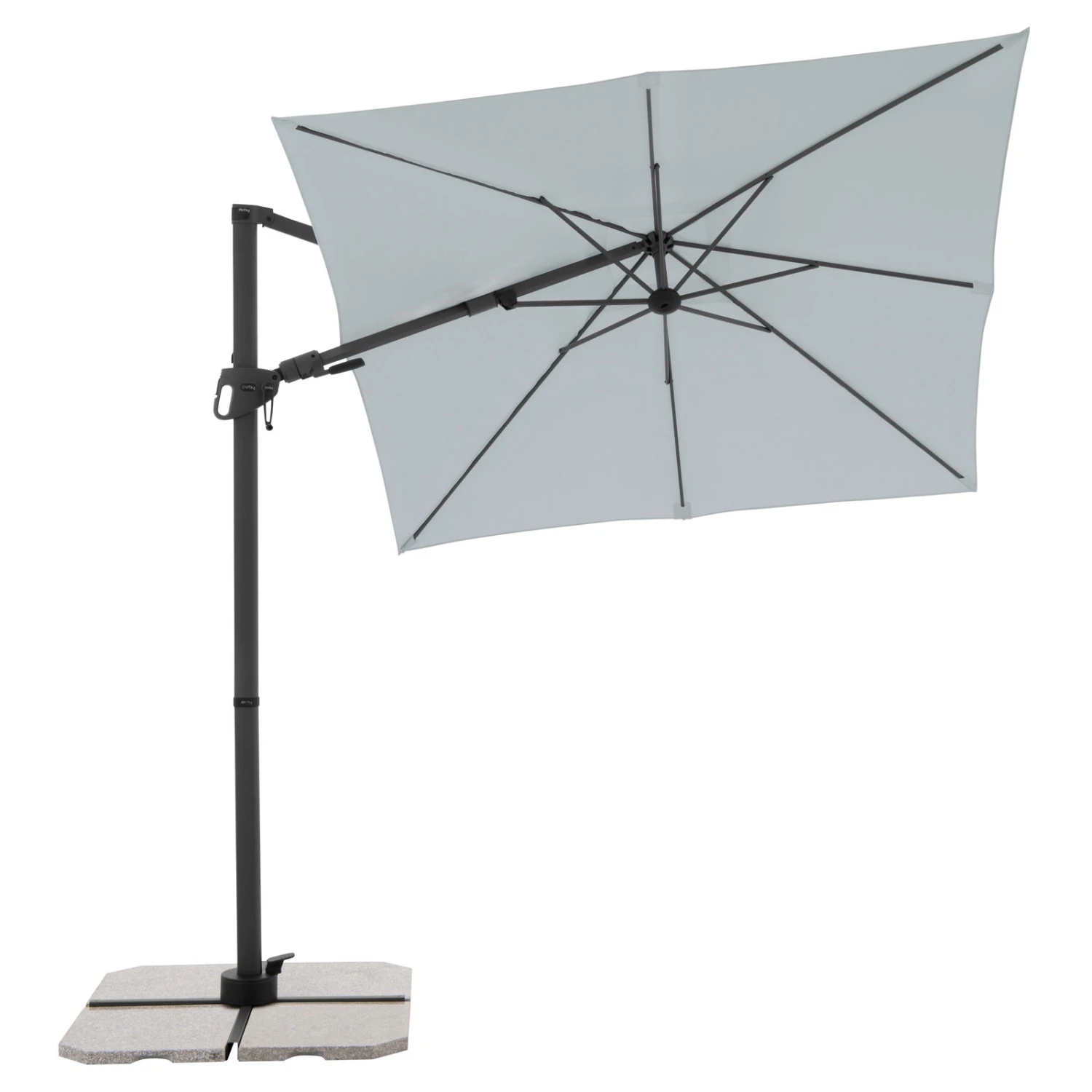 Doppler Pendelschirm 'Derby DX', Hellgrau, Ca. 210 X 210 Cm - Image 2