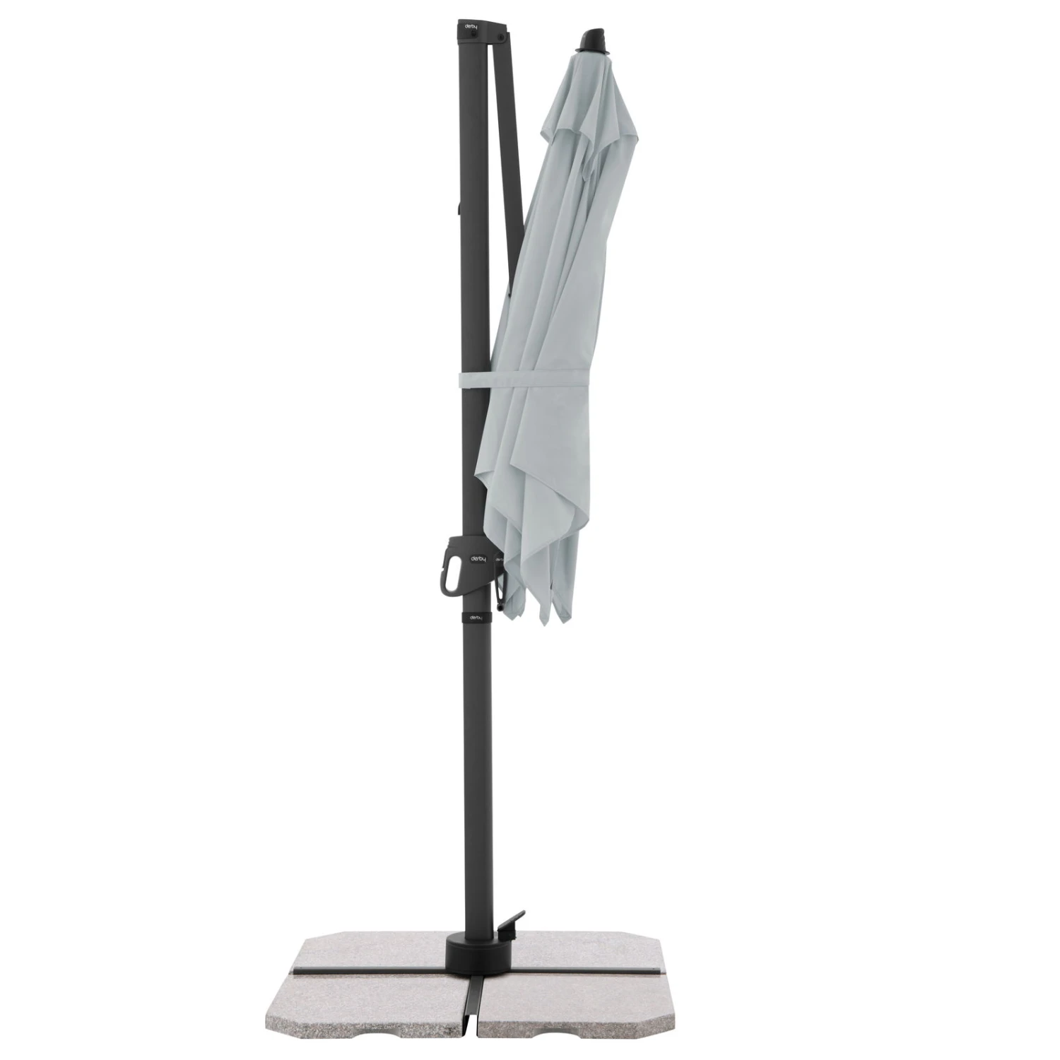 Doppler Pendelschirm 'Derby DX', Hellgrau, Ca. 210 X 210 Cm - Image 3