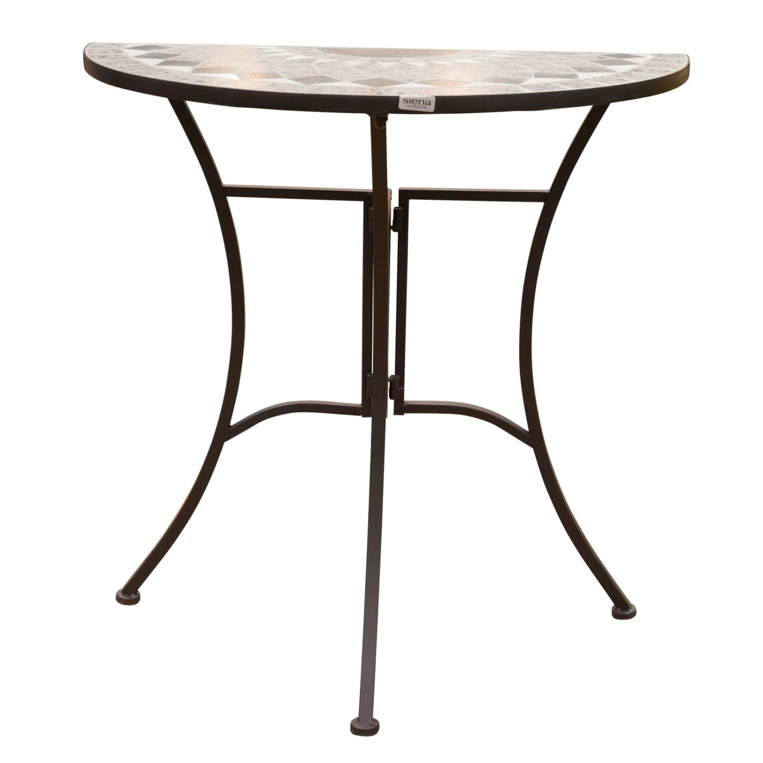 Siena Garden Anstelltisch, Como, Matt Schwarz, Ca. 71 X 70 X 35,5 Cm - Image 2