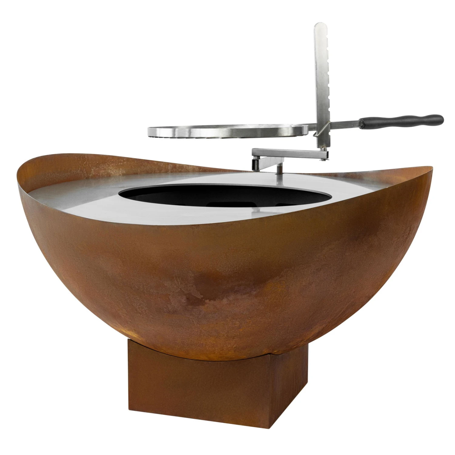 Feuerstelle 'Wave', Rost, Edelstahl, Ca. 100 X 55 X 100 Cm - Image 7