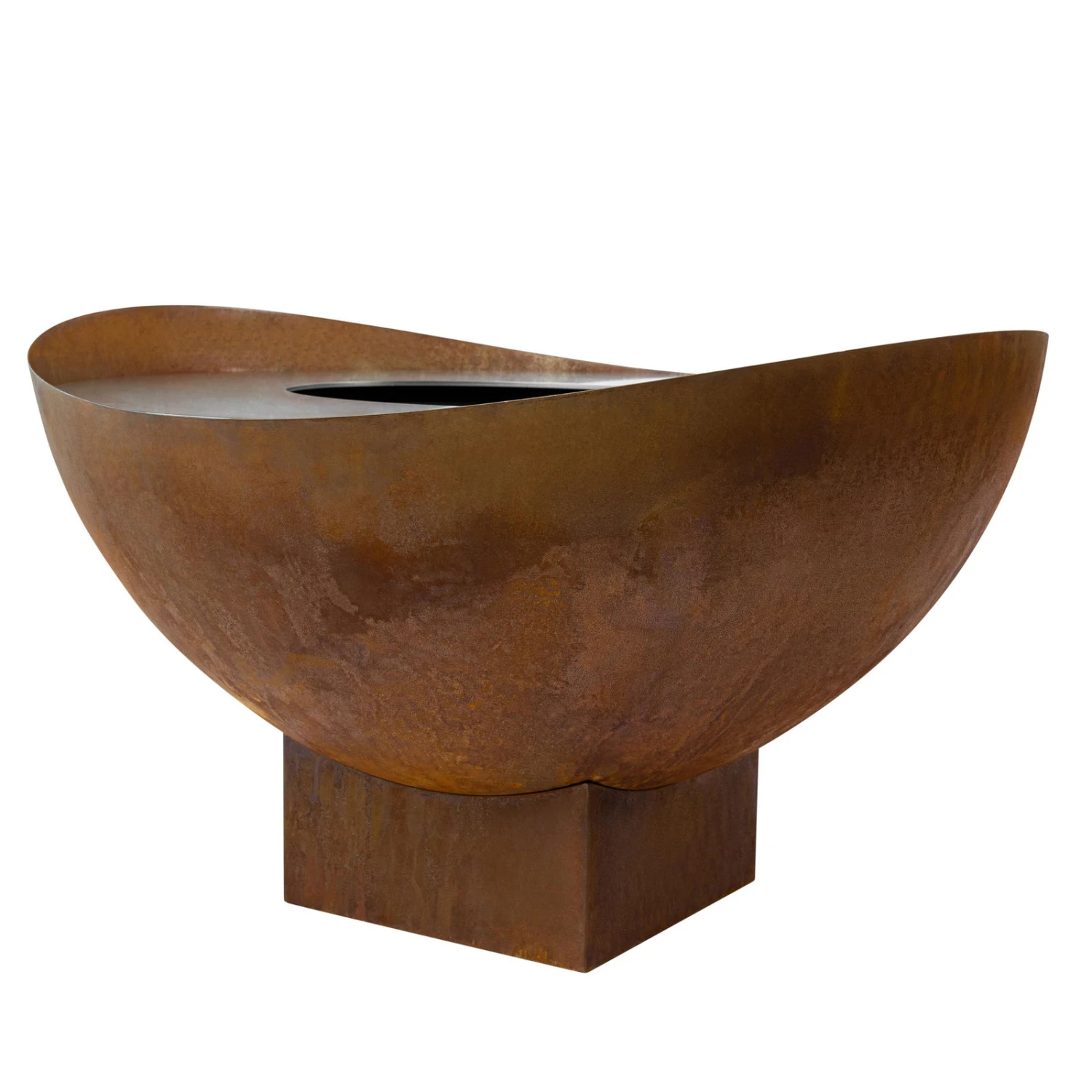 Feuerstelle 'Wave', Rost, Edelstahl, Ca. 100 X 55 X 100 Cm - Image 6