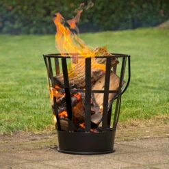 Feuereimer, Eisen, Ca. 37 X 35 X 40 Cm