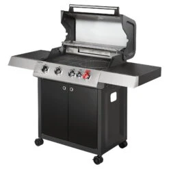 Gasgrill Colorado, Schwarz, Stahl, 117 X 54,5 X 145 Cm