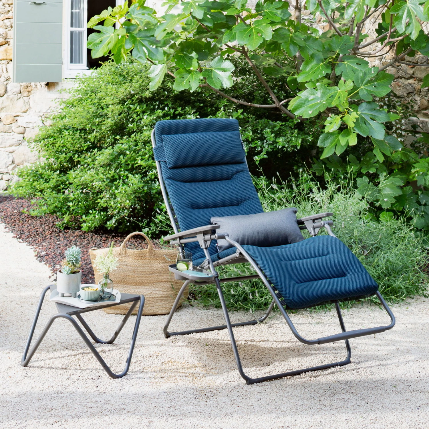 Lafuma Relaxsessel Futura BeComfort®, Blau - Image 3