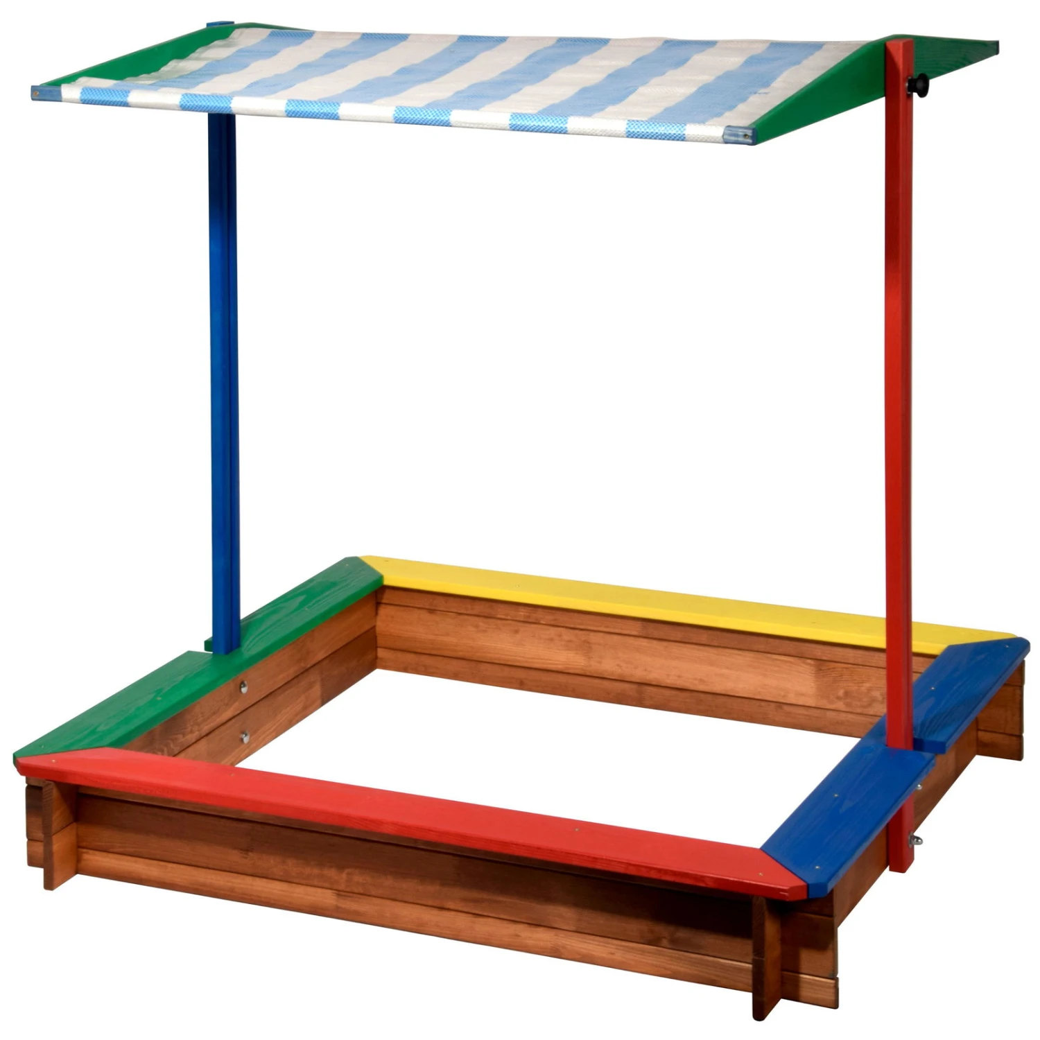 Sandkasten Inkl. Dach, Bunt, 120 X 120 X 120 Cm - Image 2