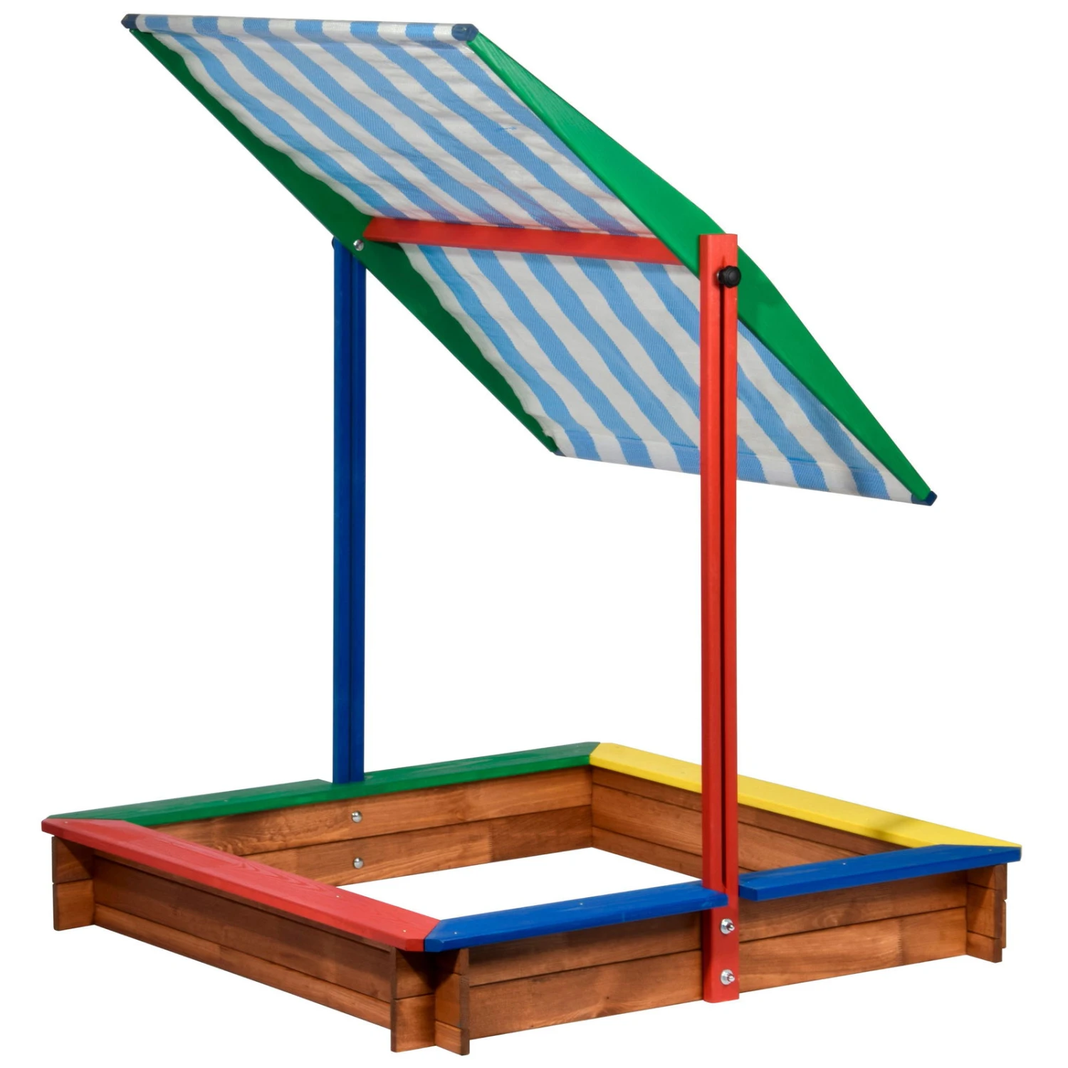 Sandkasten Inkl. Dach, Bunt, 120 X 120 X 120 Cm - Image 4
