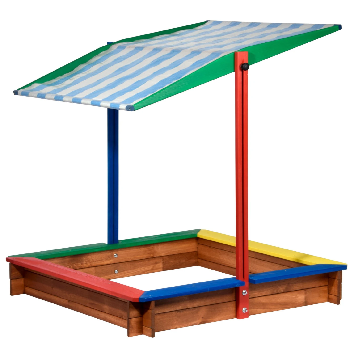 Sandkasten Inkl. Dach, Bunt, 120 X 120 X 120 Cm - Image 3