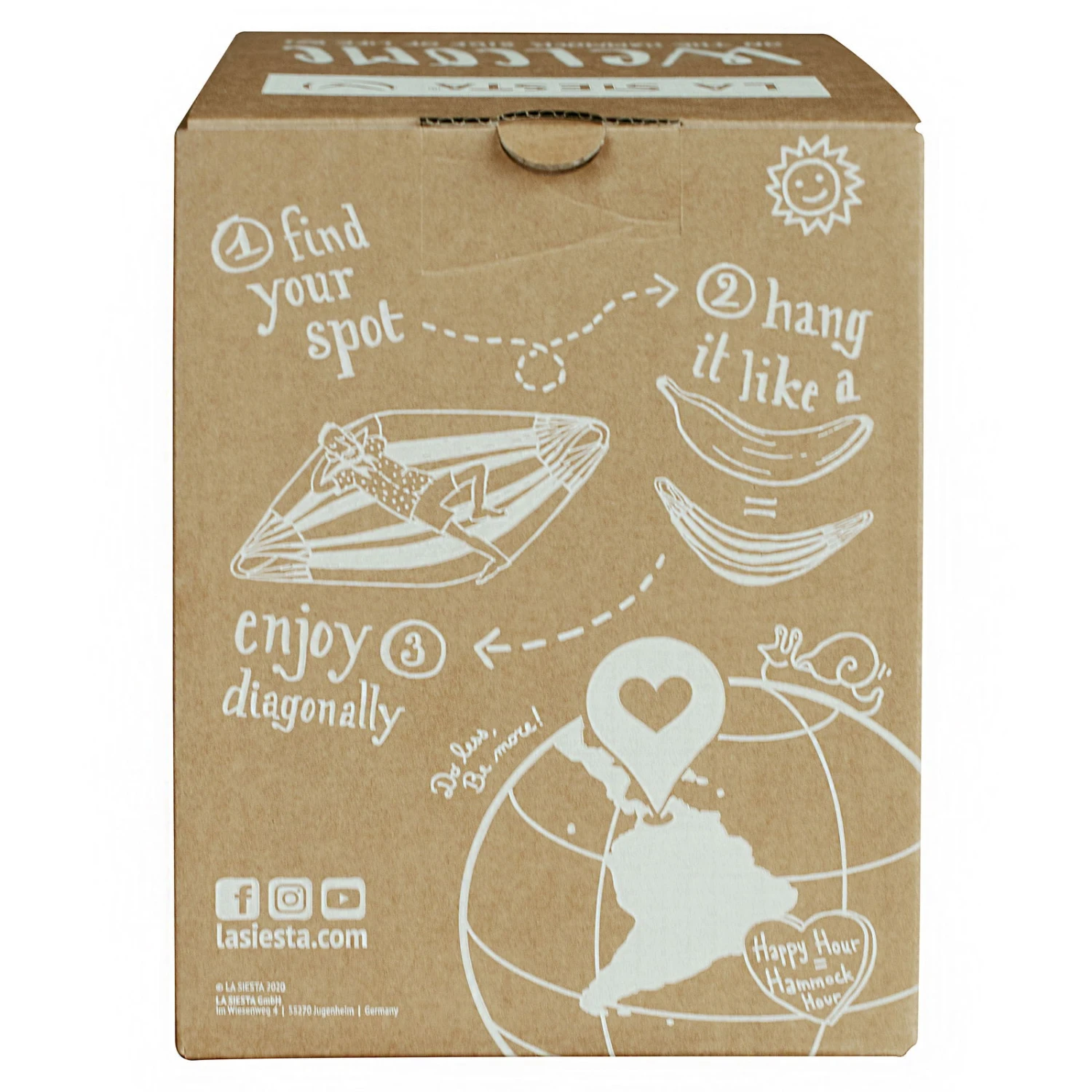 Single-HĂ€ngematte 'Paloma', La Siesta, Grau, Bio-Baumwolle, 26 X 21 X 19 Cm - Image 3