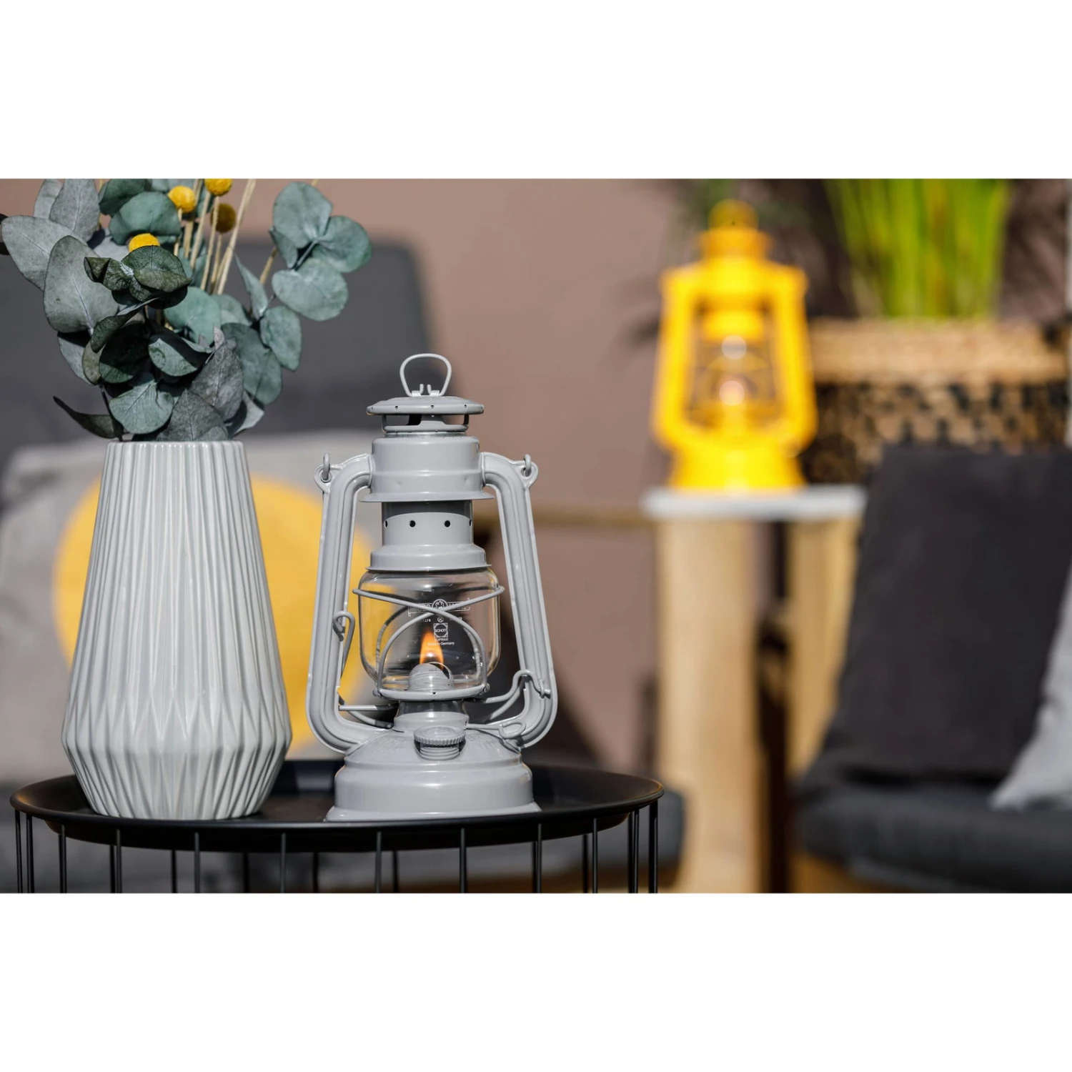 Feuerhand Sturmlaterne 'Baby Special 276', Nordic Grey, 26,5 X 13,5 X 15 Cm - Image 2