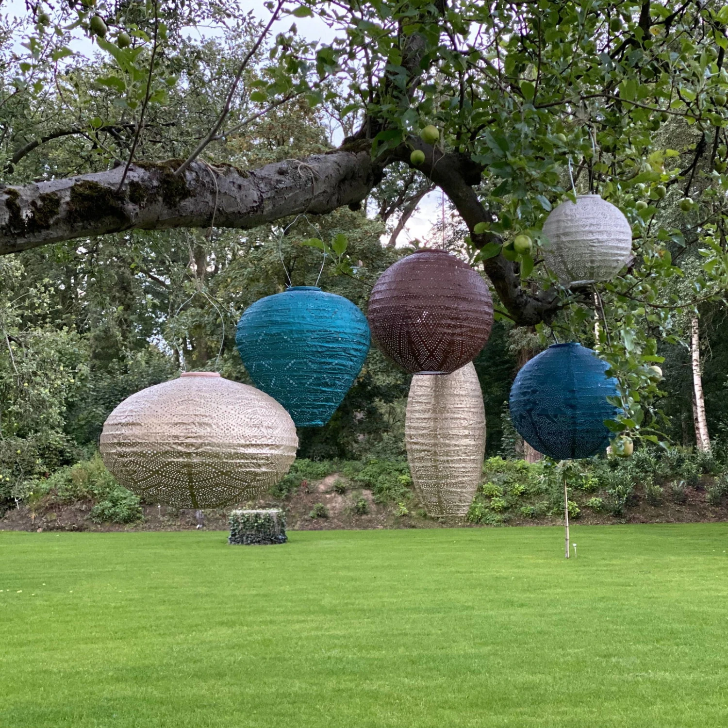 Solarlaterne 'Diamond 28', Hellgrün, Ø 28 X 28 Cm - Image 6