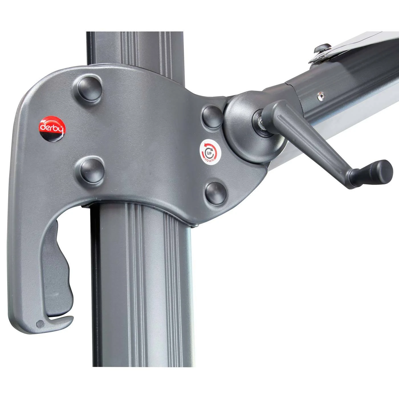 Doppler Pendelschirm 'Ravenna 400', Um 360° Drehbar, Ø 400 Cm, Natur - Image 4