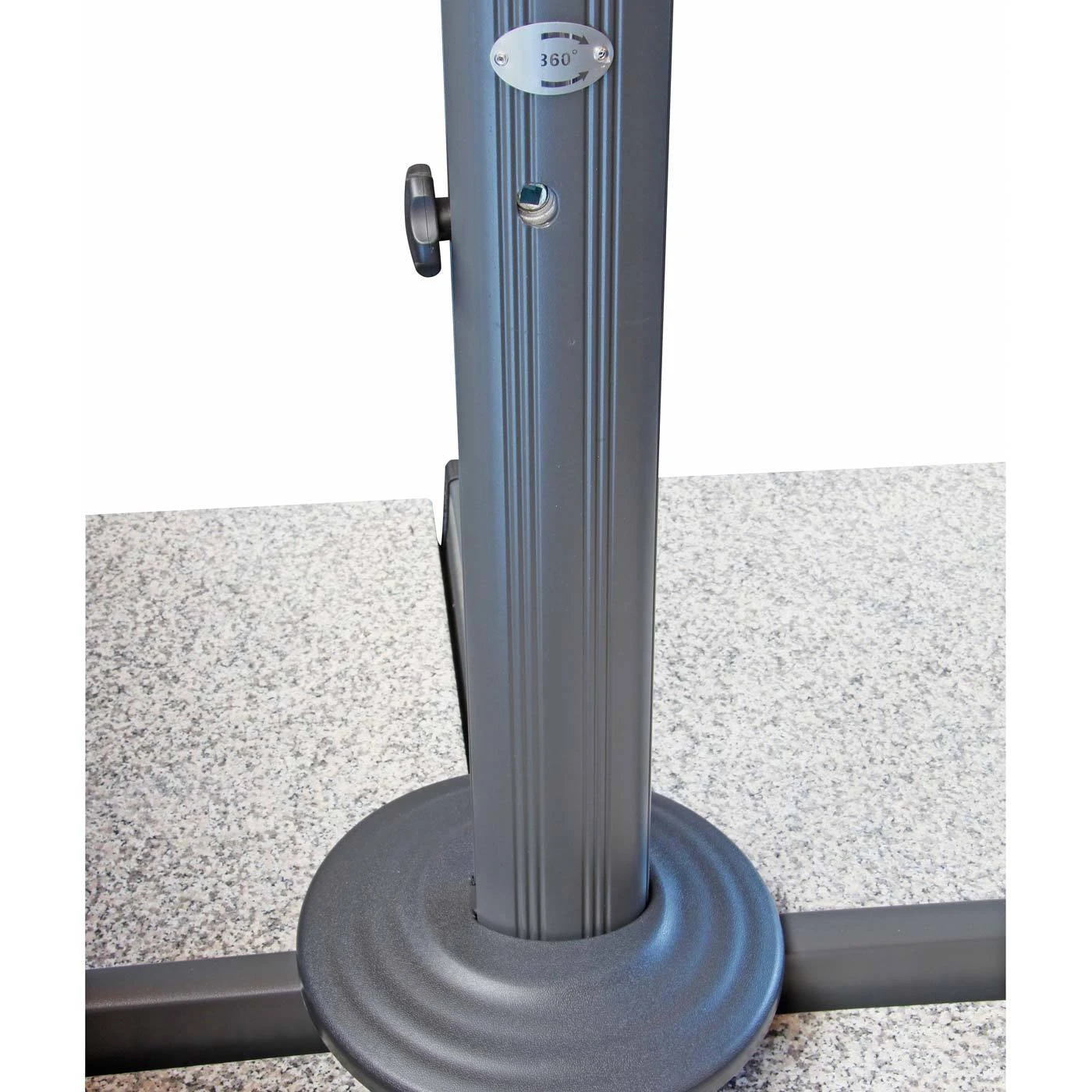 Doppler Pendelschirm 'Ravenna 400', Um 360° Drehbar, Ø 400 Cm, Natur - Image 7